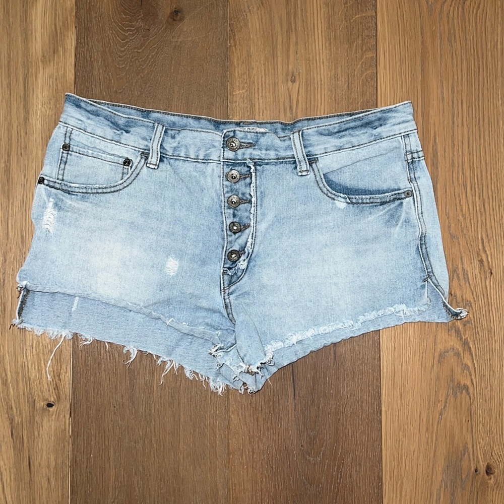 Free People Denim Shorts